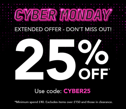 Cyber Monday - 25% off full price items